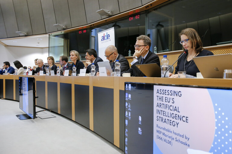 Photo 24 : Roundtable discussion - ' Assessing the EU's Artificial Intelligence Strategy '