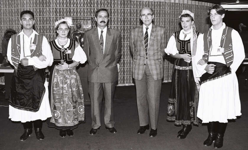 Otto von HABSBURG in Strasbourg in September 1990.