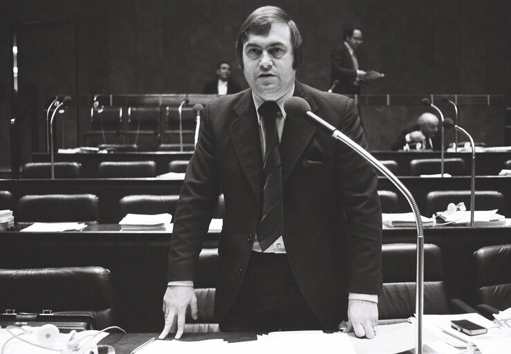 Φωτογραφία 2: The delegue John Leslie PRESCOTT during a session in Luxembourg in October 1978.