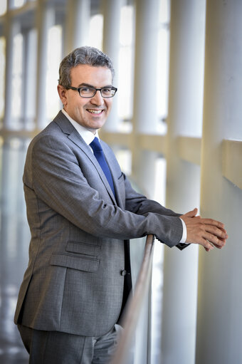 Aymeric CHAUPRADE in the European Parliament in Strasbourg