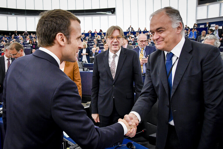 Снимка 7: Debate with the President of the French Republic on the Future of Europe