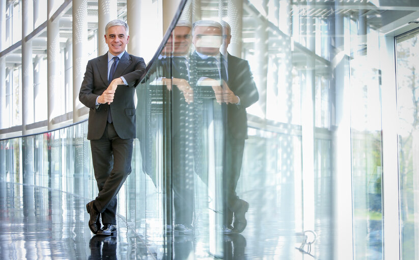 Stefano MAULLU in the European Parliament in Strasbourg