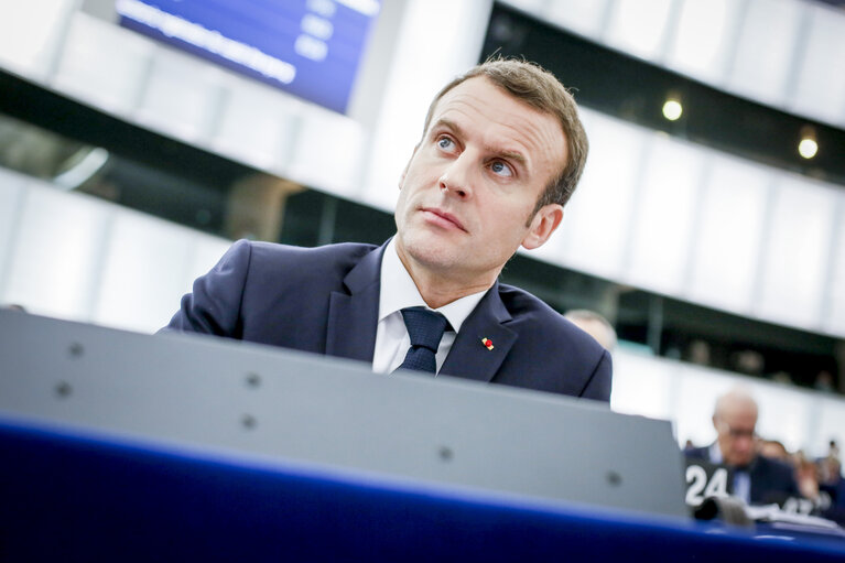 Photo 2: Debate with the President of the French Republic on the Future of Europe