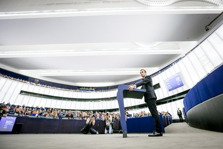 Photo 25: Debate with the President of the French Republic on the Future of Europe