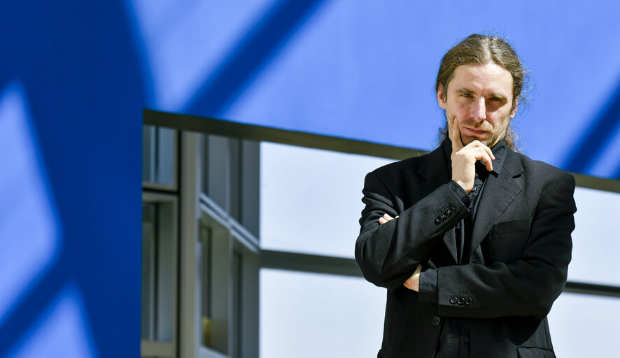 Dobromir SOSNIERZ in the European Parliament in Strasbourg