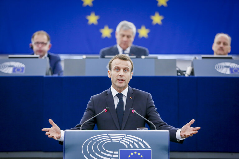 Photo 6: Debate with the President of the French Republic on the Future of Europe