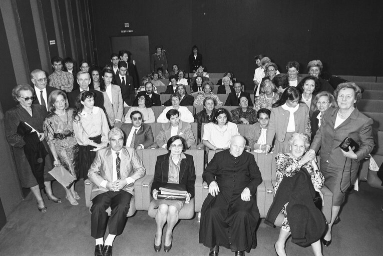 Foto 5: The MEP Maria Luisa CASSANMAGNAGO CERRETTI in Strasbourg in September 1990.