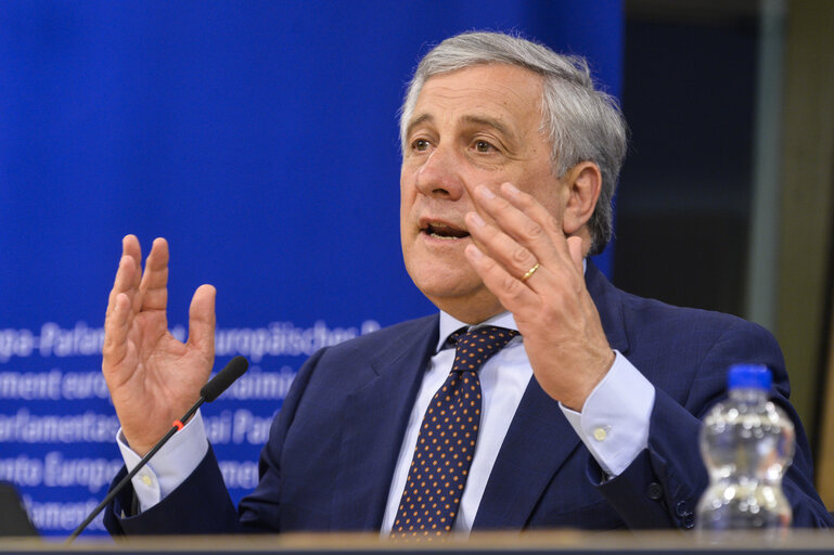 Fotografia 7: High Level Conference '  Shaping our digital future: the challenge of the digital revolution. '- Press conference