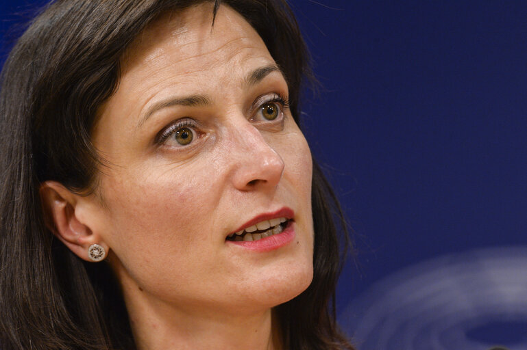 Fotografia 6: High Level Conference '  Shaping our digital future: the challenge of the digital revolution. '- Press conference