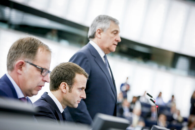 Photo 33: Debate with the President of the French Republic on the Future of Europe