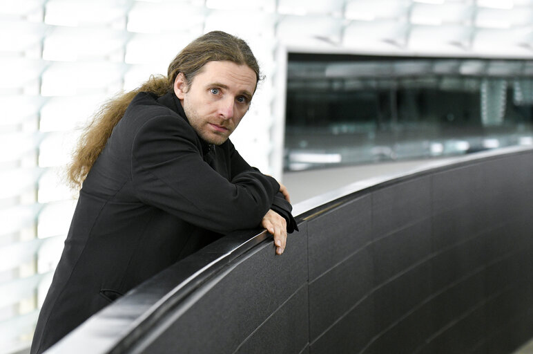 Dobromir SOSNIERZ in the European Parliament in Strasbourg