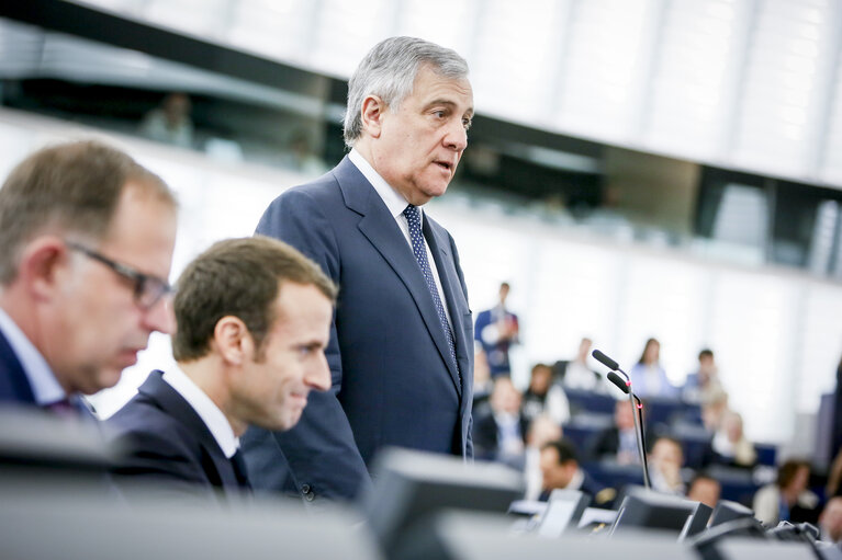 Photo 34: Debate with the President of the French Republic on the Future of Europe