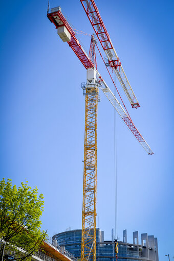 Foto 6: EP premises in Strasbourg at spring