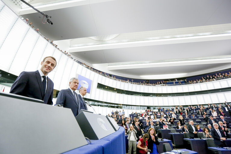 Photo 38: Debate with the President of the French Republic on the Future of Europe