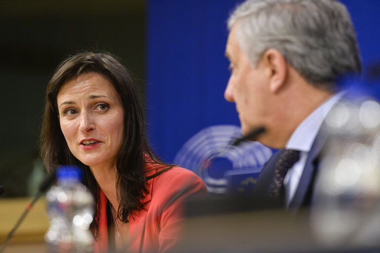 Fotografia 17: High Level Conference '  Shaping our digital future: the challenge of the digital revolution. '- Press conference