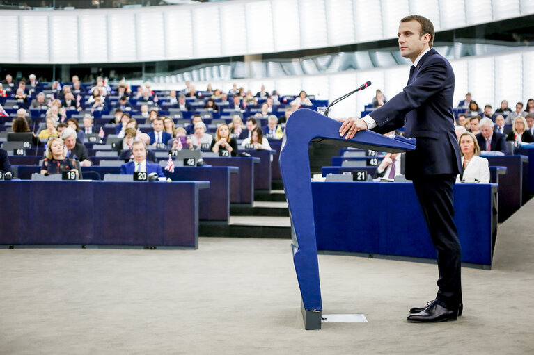 Photo 21: Debate with the President of the French Republic on the Future of Europe