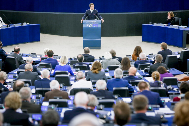 Photo 16: Debate with the President of the French Republic on the Future of Europe