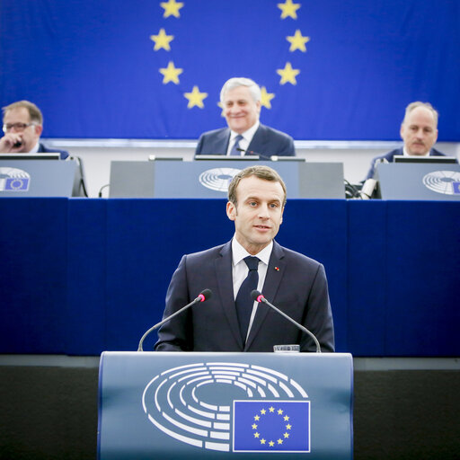 Photo 24: Debate with the President of the French Republic on the Future of Europe