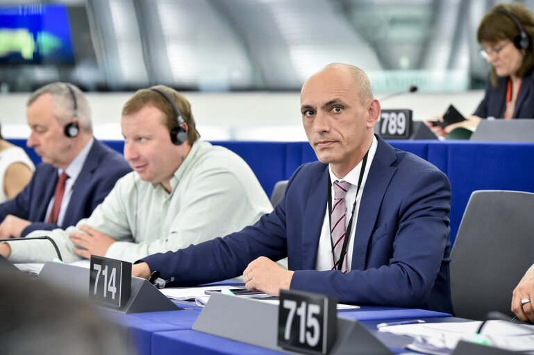 Снимка 2: Razvan POPA in the EP in Strasbourg