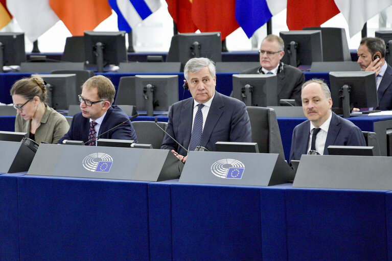 Foto 1: Plenary session- Opening of the debate on the Conclusions of the European Council meeting of 22 and 23 March 2018