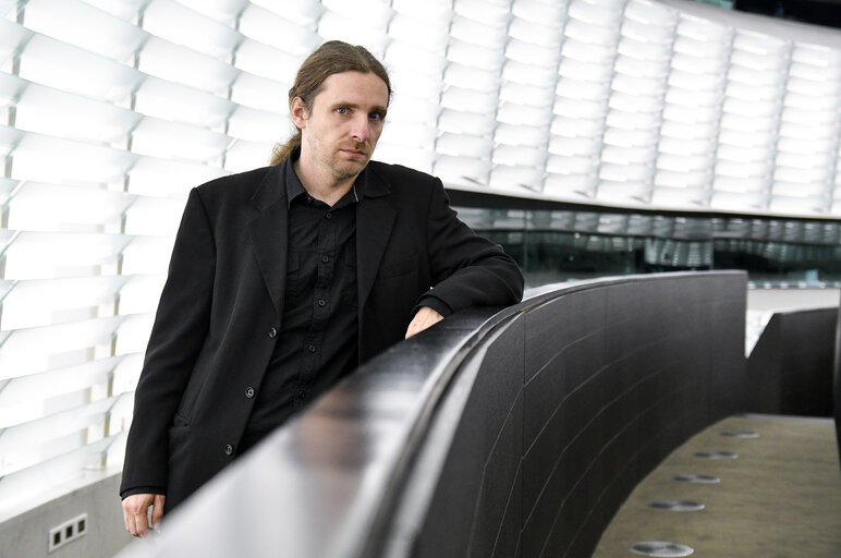 Dobromir SOSNIERZ in the European Parliament in Strasbourg