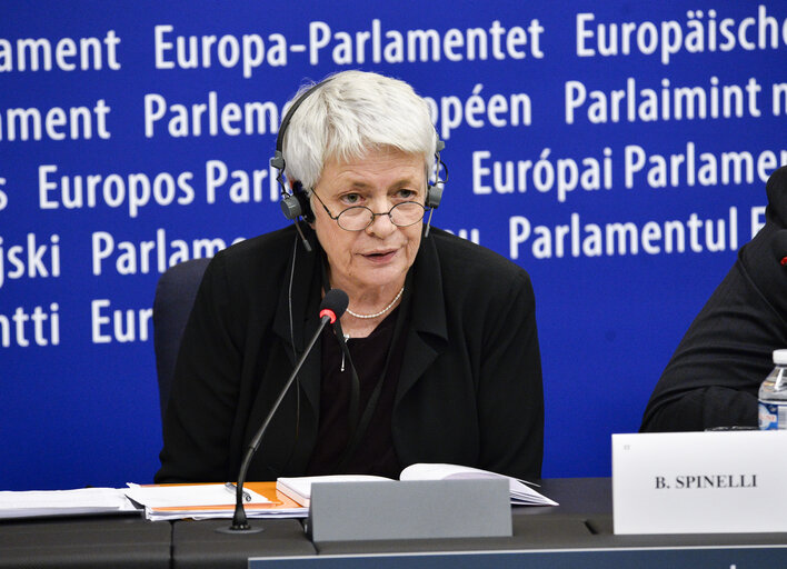 Снимка 9: Press Conference ' Improving the functioning of ECI ' with Sylvia-Yvonne KAUFMANN