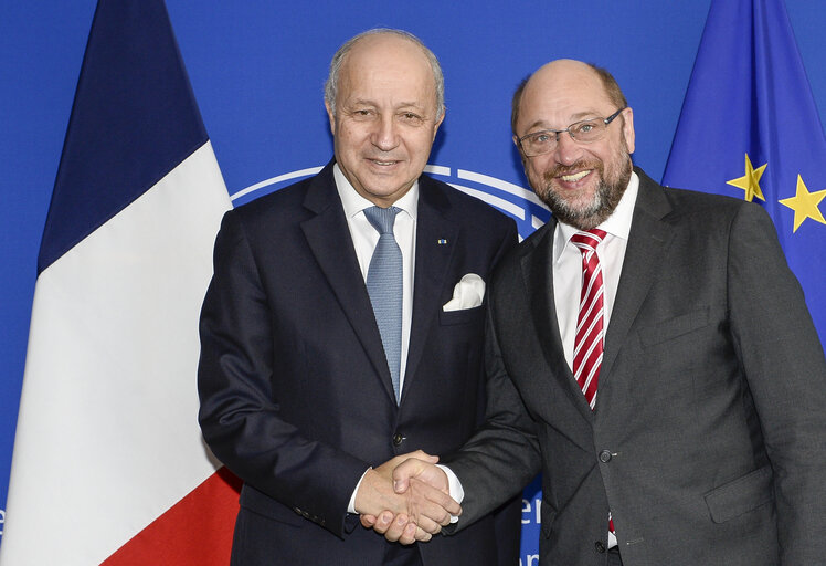 Foto 2: EP President meets with French Minister of Foreign Affairs and International Development