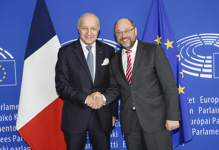 Foto 3: EP President meets with French Minister of Foreign Affairs and International Development