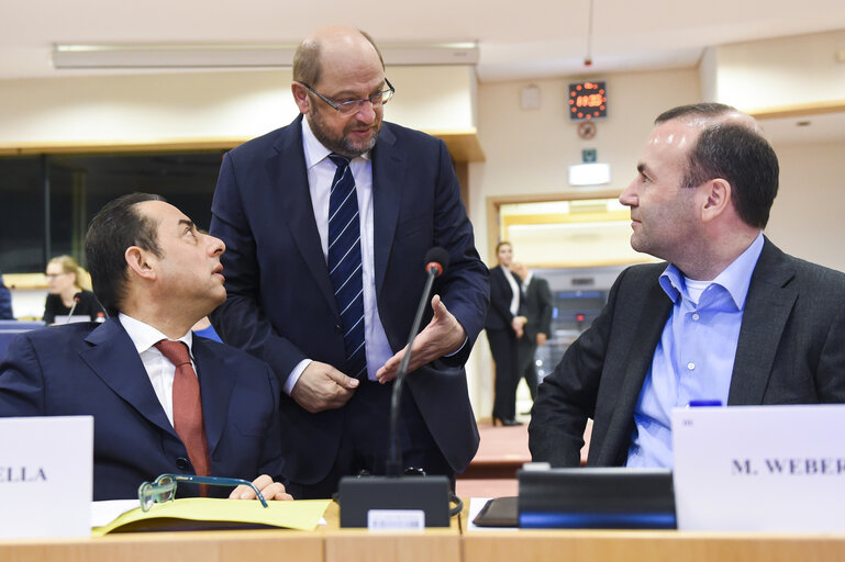 Billede 11: Martin SCHULZ - EP President attends the Conference of Presidents