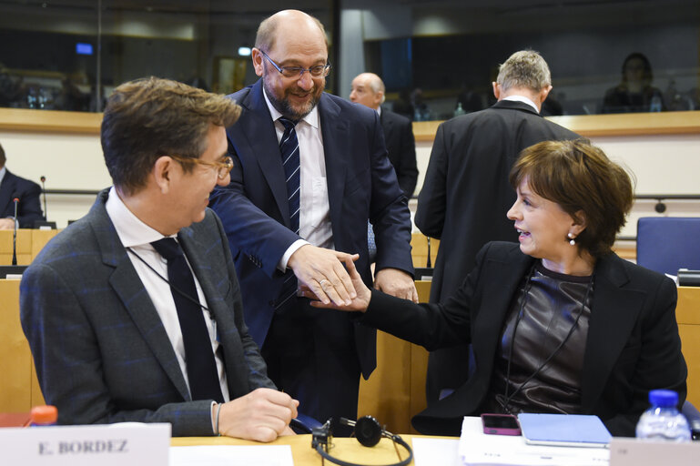 Billede 8: Martin SCHULZ - EP President attends the Conference of Presidents