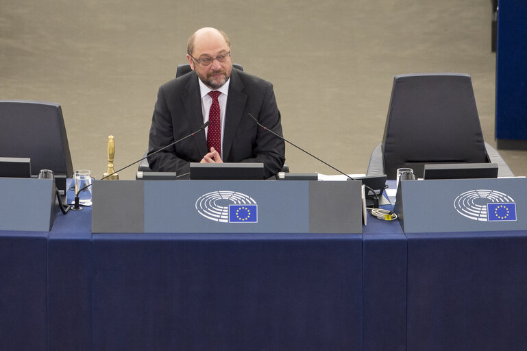 Billede 40: LUX Prize 2015 award ceremony.  Announcement of winning film and presentation of Prize to the winning director by EP President during plenary session week 48 2015 in Strasbourg