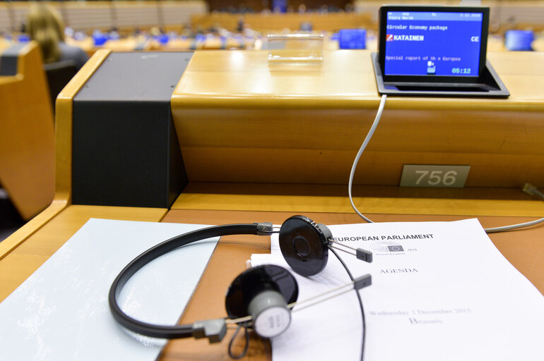 Foto 2: Plenary Session week 49 2015 in Brussels