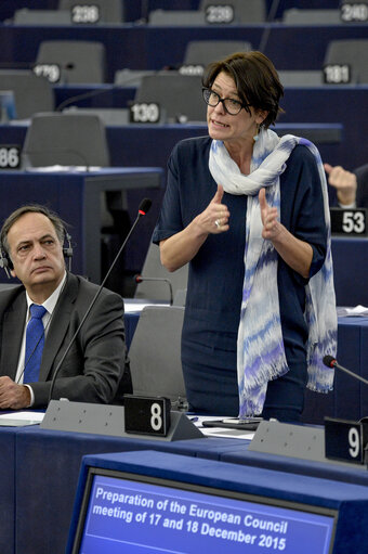 Fotografie 25: Plenary session week 51 2015 in Strasbourg - Preparation of the European Council meeting of 17 and 18 December 2015  Council and Commission statements