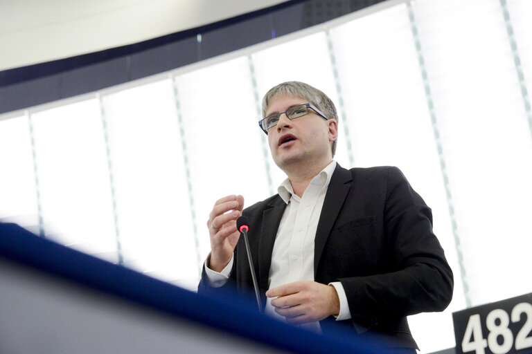 Fotografia 10: Plenary session week 51 2015 in Strasbourg  Joint debate - Economic and Monetary Union