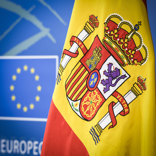 Foto 2: Official visit of the King of Spain at the European Parliament in Brussels