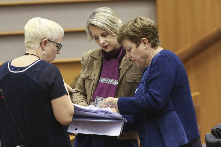 Foto 2: Plenary Session week 16 2015 in Brussels - Employment quotas for people with disabilities in the EU institutions