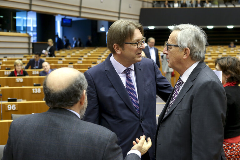 Fotografie 29: Plenary session week 13 in Brussels - European Council and Commission statements - Conclusions of the European Council  meeting - 19-20 March 2015