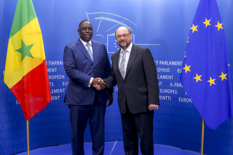 Martin SCHULZ - EP President meets with Macky SALL, President of Senegal