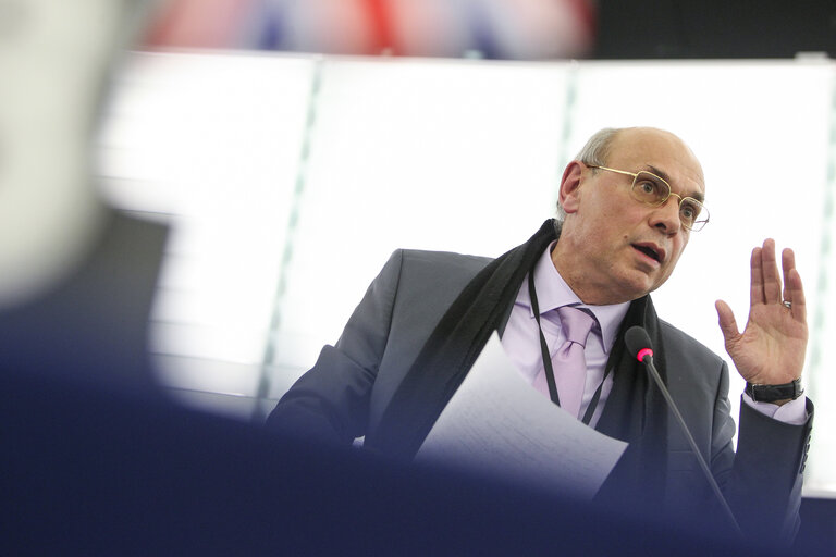 Foto 44: Plenary session week 11 2015 in Strasbourg - Murder of the Russian opposition leader Boris Nemtsov and the state of democracy in Russia  Statement by the Vice-President of the Commission/High Representative of the Union for Foreign Affairs and Security Policy