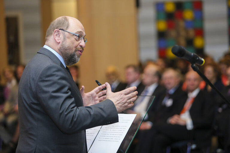 Fotografija 37: Martin SCHULZ - EP President Opening speech at 25th anniversary of Independence of Lithuania celebration