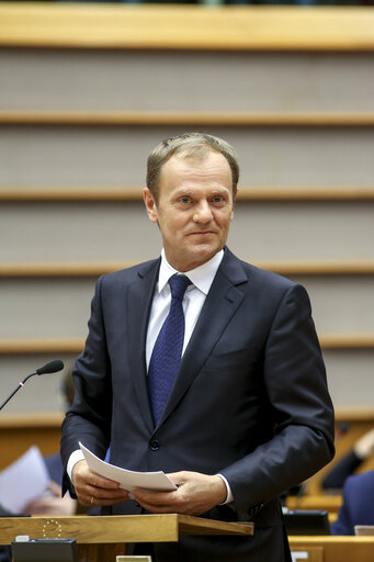 Fotografie 34: Plenary session week 13 in Brussels - European Council and Commission statements - Conclusions of the European Council  meeting - 19-20 March 2015