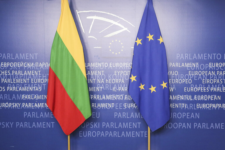 Fotografija 9: Martin SCHULZ - EP President meets with Loreta GRAUZINIENE - Speaker of the Seimas of the Republic of Lithuania