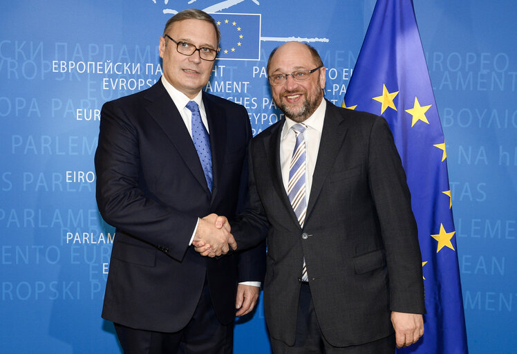 EP President with Former Prime Minister of Russia