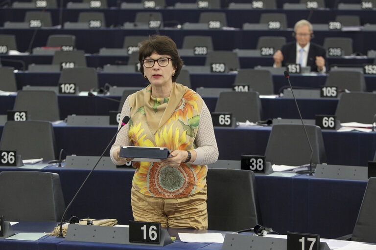 Fotografie 23: Plenary session week 11 2015 in Strasbourg - Murder of the Russian opposition leader Boris Nemtsov and the state of democracy in Russia  Statement by the Vice-President of the Commission/High Representative of the Union for Foreign Affairs and Security Policy