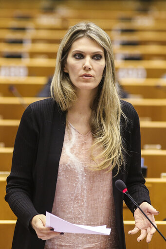 Fotografija 1: Plenary session week 13 in Brussels - Joint debate Tax policy