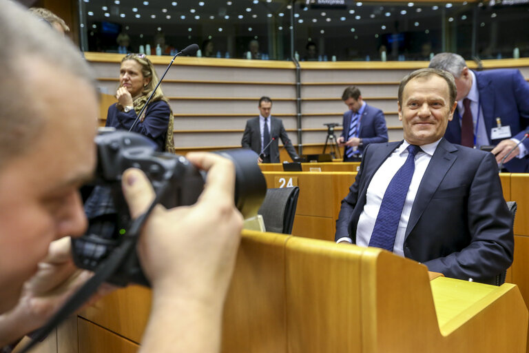 Fotografia 1: Plenary session week 13 in Brussels - European Council and Commission statements - Conclusions of the European Council  meeting - 19-20 March 2015