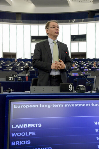 Photo 18 : Plenary session week 11 2015 in Strasbourg - European long-term investment funds