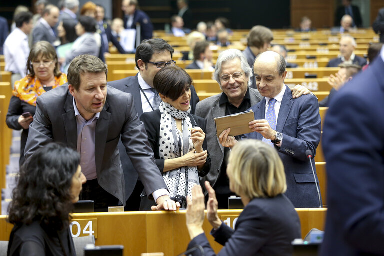 Nuotrauka 5: Plenary session week 13 in Brussels - European Council and Commission statements - Conclusions of the European Council  meeting - 19-20 March 2015