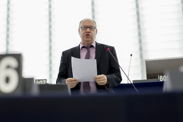 Fotografie 6: Plenary session week 11 2015 in Strasbourg - Annual report 2013 on the protection of EU's financial interests - Fight against fraud