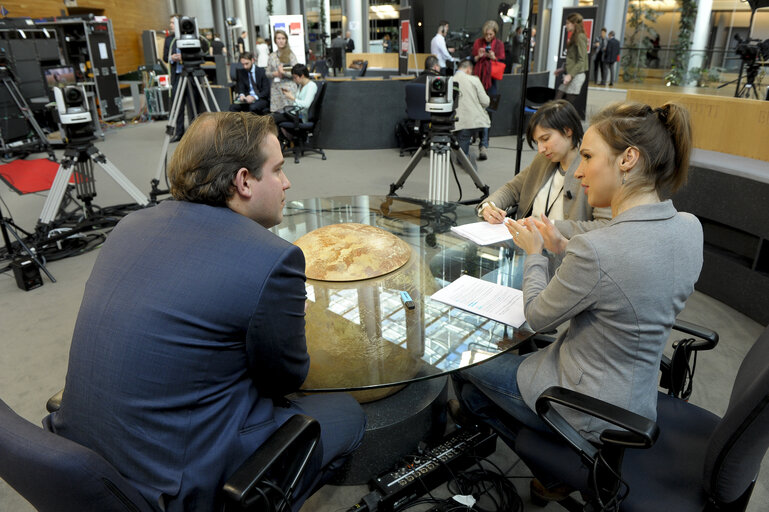 Foto 18: Euranet debate